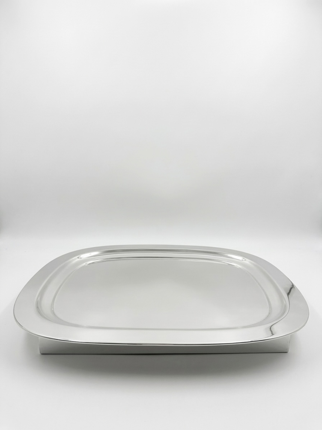 מגש כסף מלבני