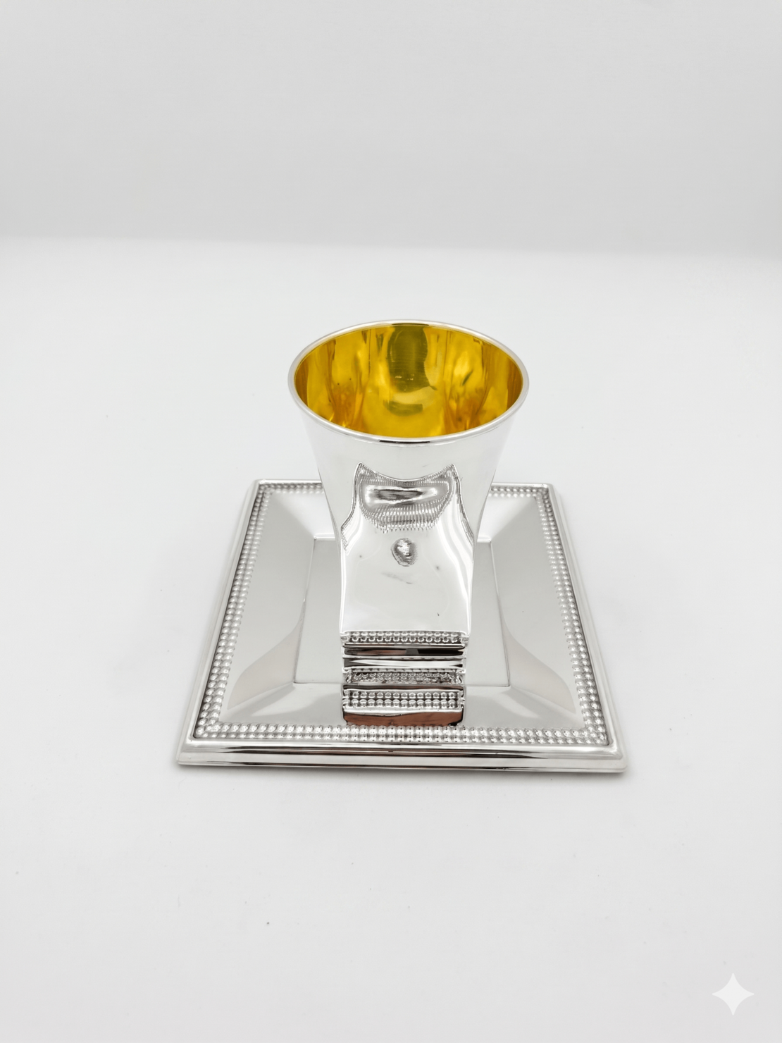 סט כוס וצלחת קידוש