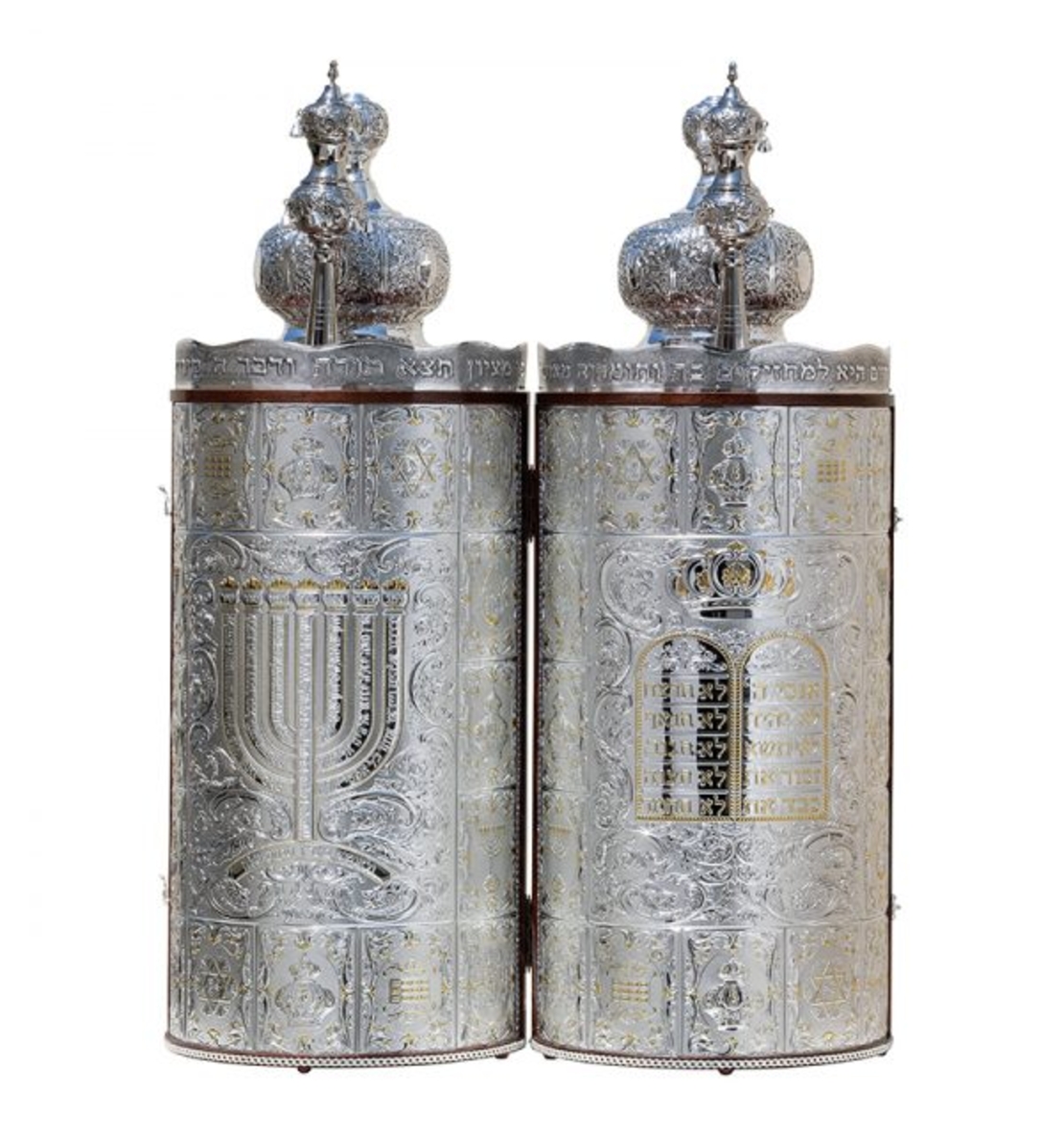 תיק לספר תורה מזמור למנצח כתר דויד