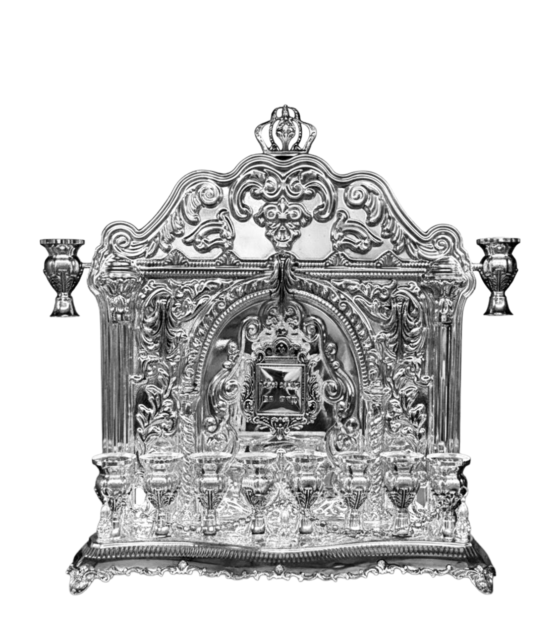 חנוכית קיר מתתיהו עם שרשרת ויציקות