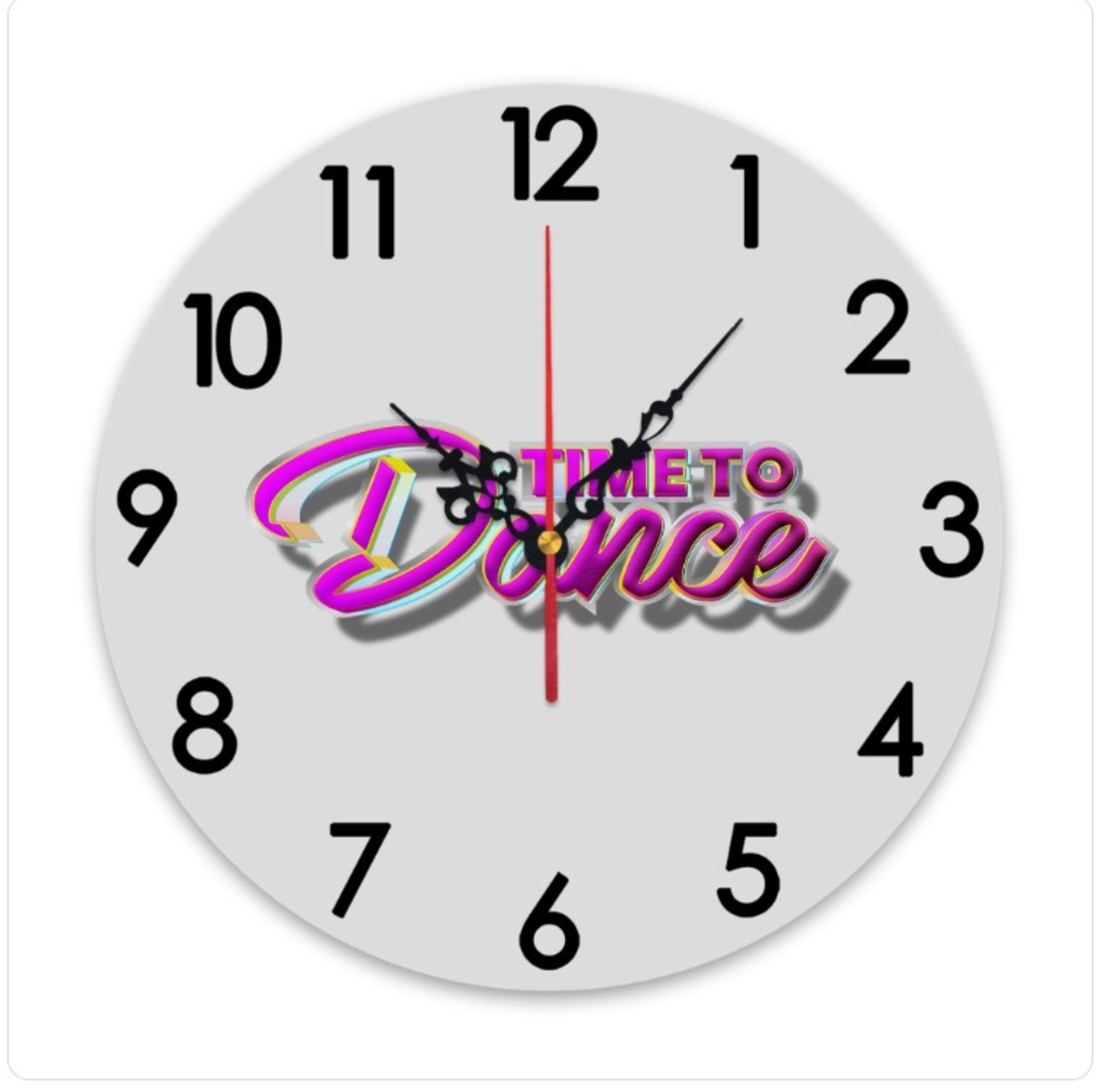LOVELA שעון קיר | Time to dance design
