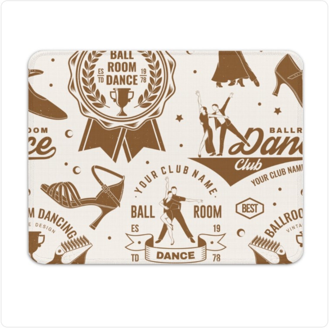 LOVELA Mouse Pad | Ballroom Dance club design