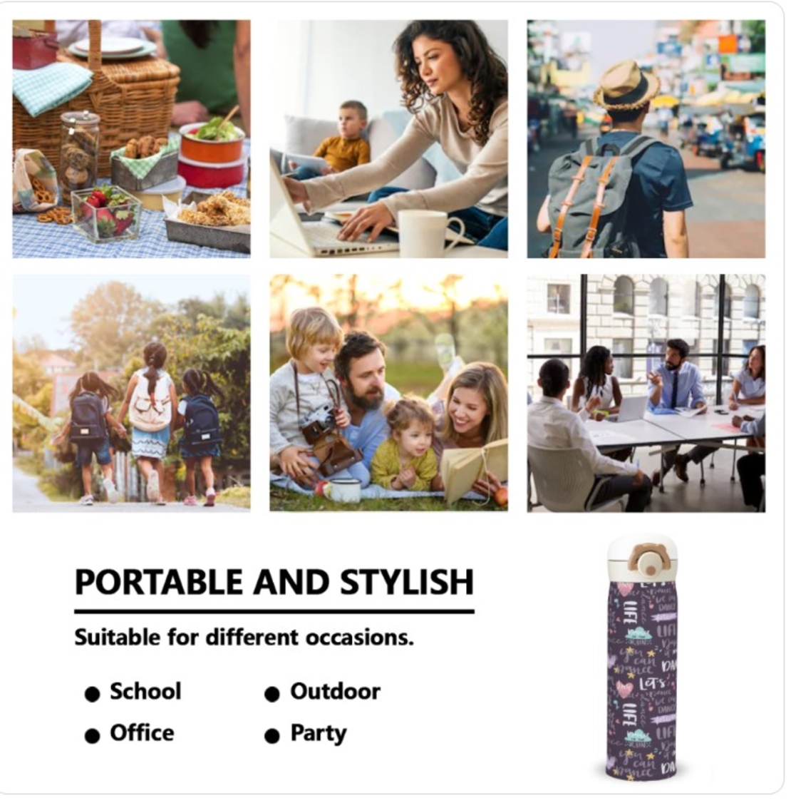 LOVELA Sport Tumbler | Dance Life design