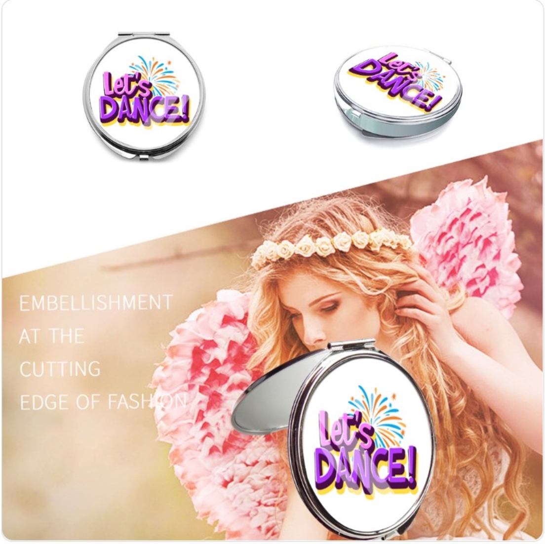 LOVELA Beauty Pocket Mirror | Let's Dance design