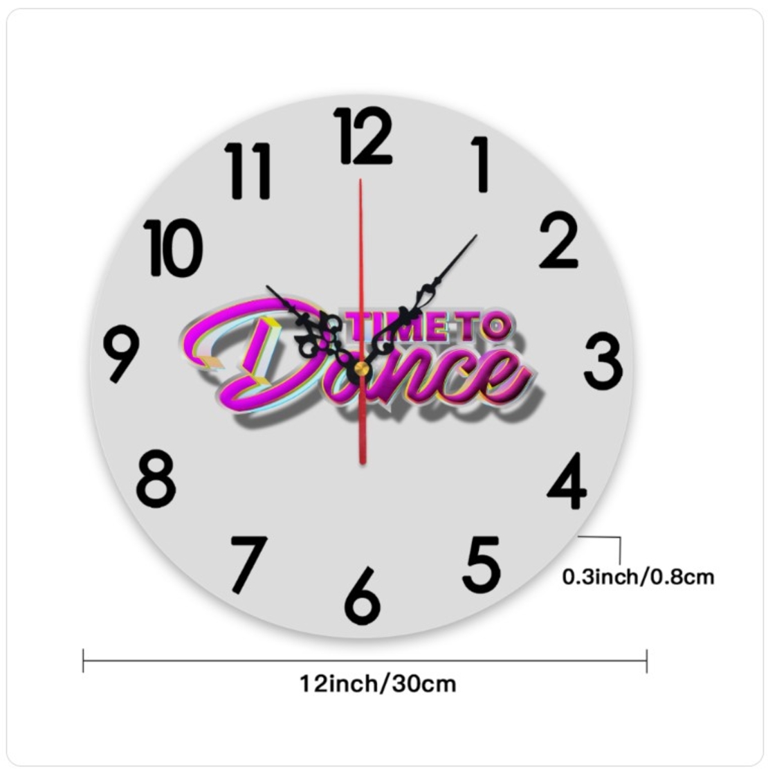 LOVELA שעון קיר | Time to dance design