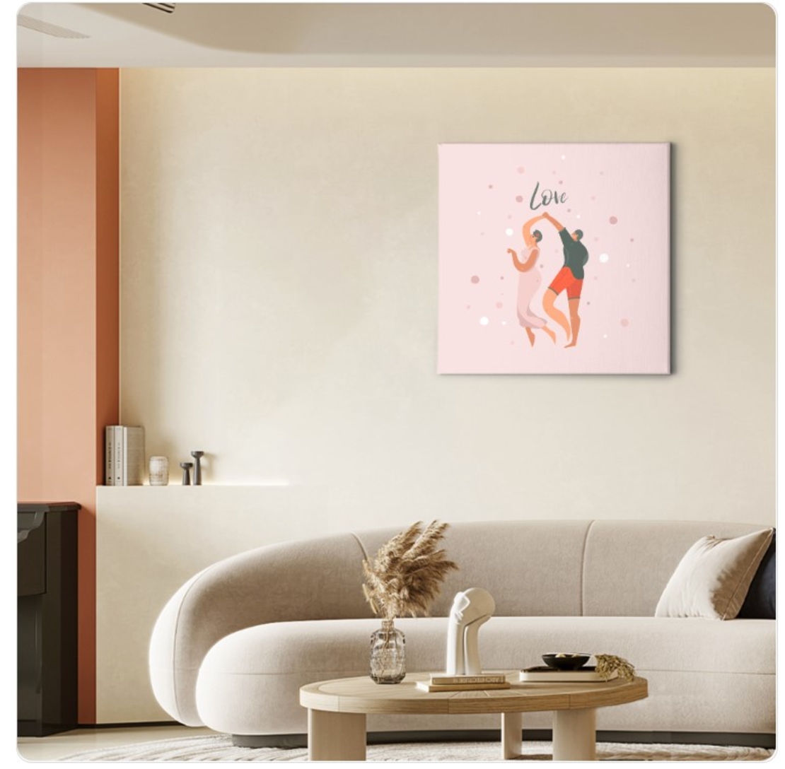 LOVELA ציור קיר |  Dance lovers design