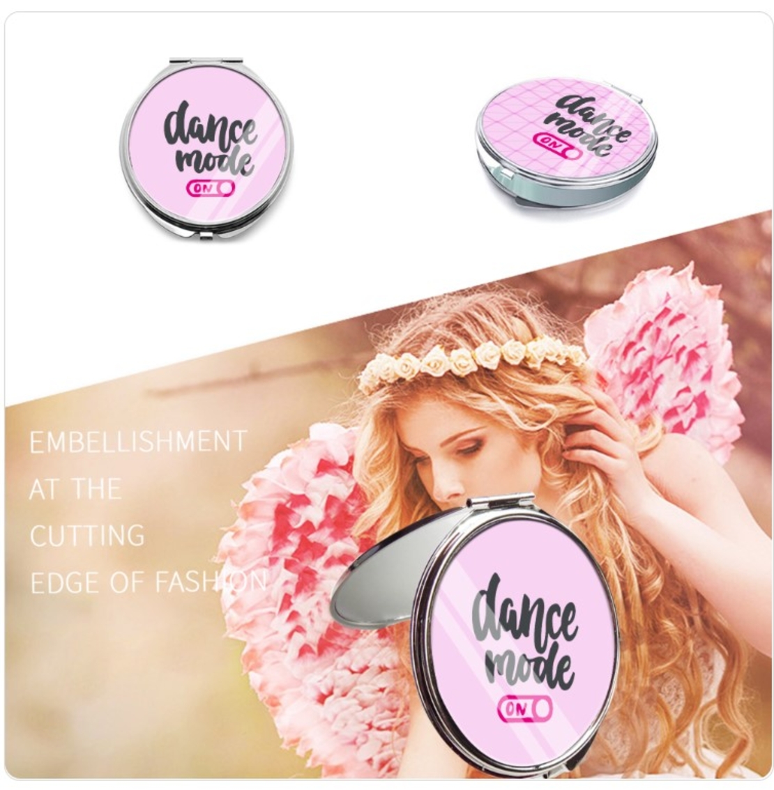 LOVELA Beauty Pocket Mirror | Dance Mode design