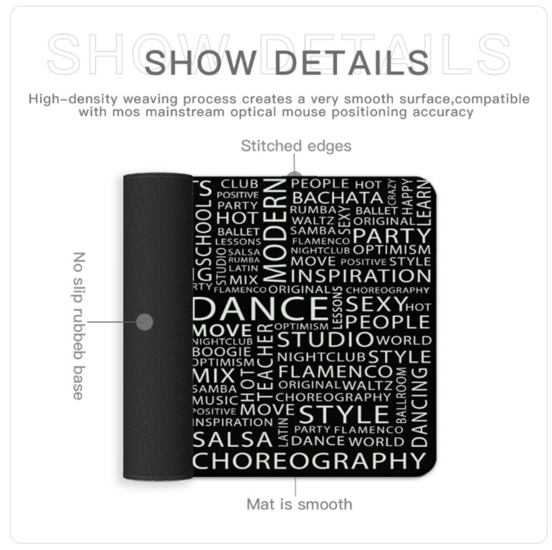 LOVELA Mouse pad | Dance Mix design