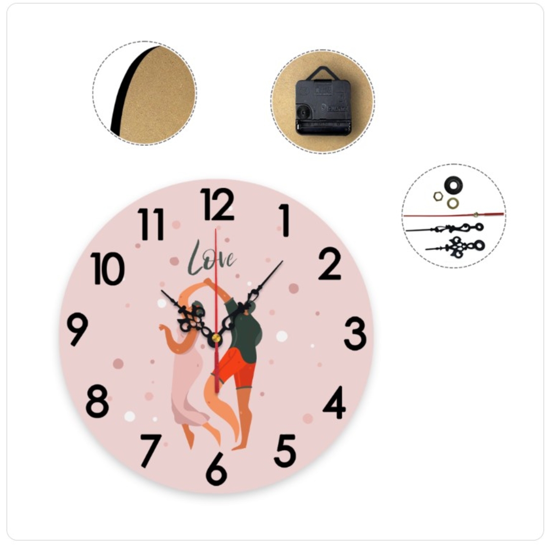 LOVELA שעון קיר | Dance lovers design