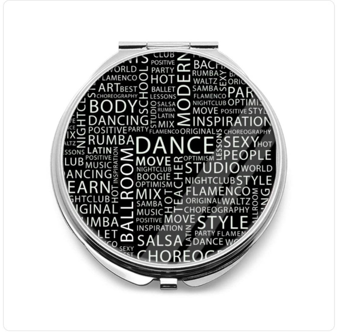 LOVELA Beauty Pocket Mirror | Dance Mix design