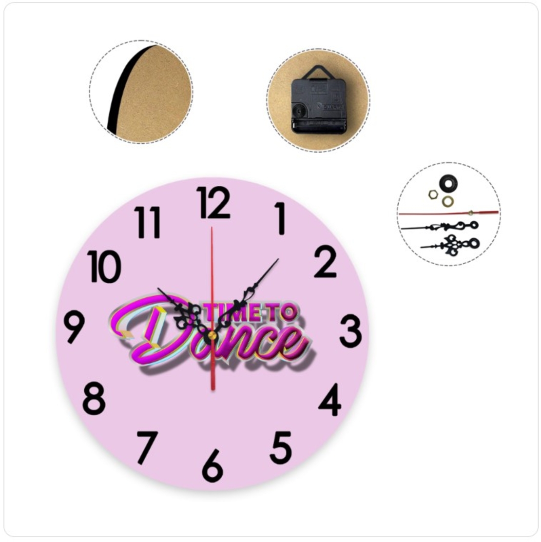 LOVELA שעון קיר | Time to dance design