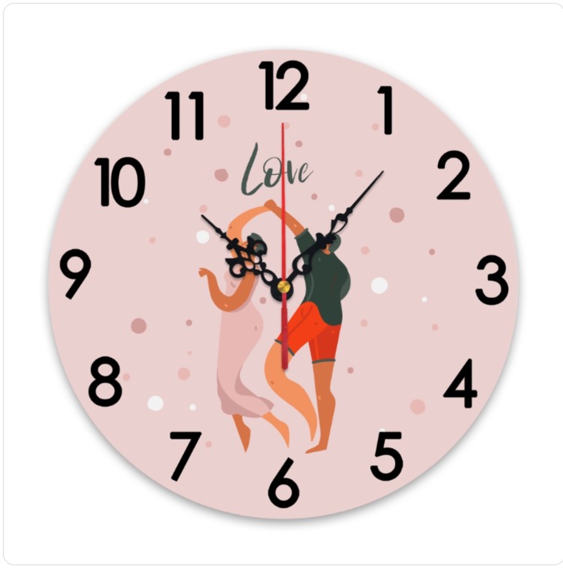 LOVELA שעון קיר | Dance lovers design
