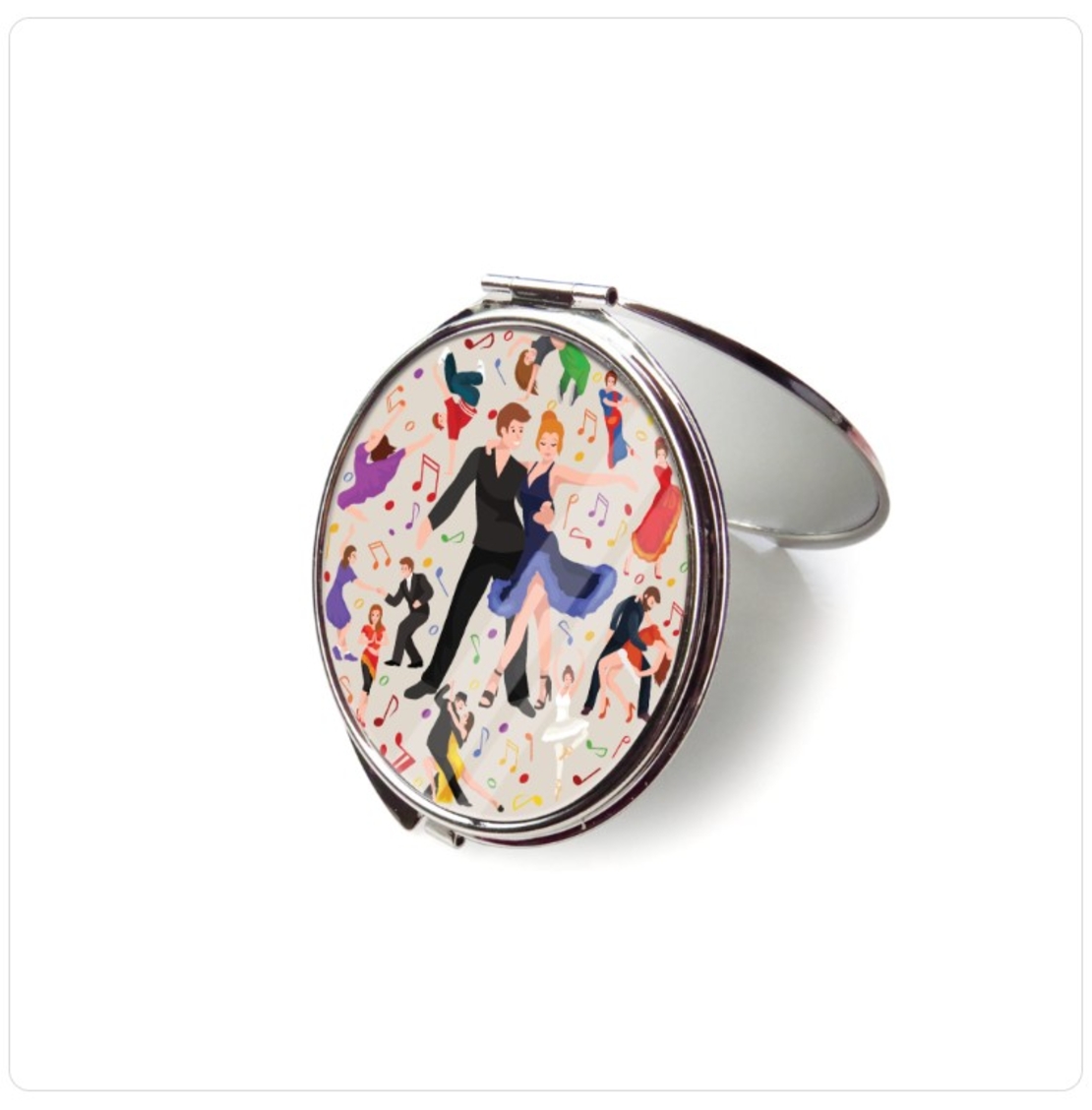 LOVELA Beauty Pocket Mirror |  Dance Circle design