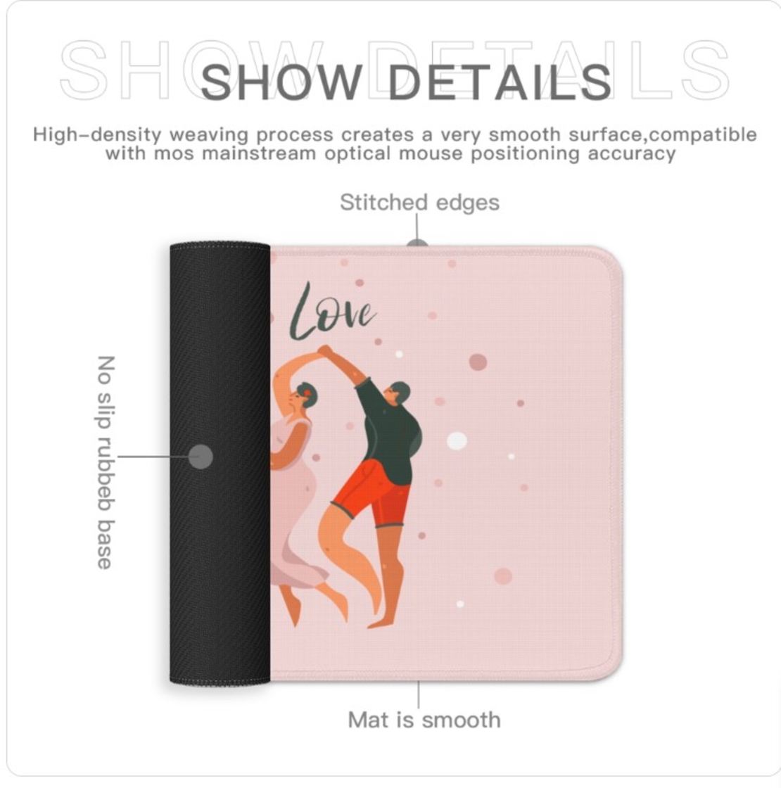 LOVELA Mouse Pad | Dance Lovers design