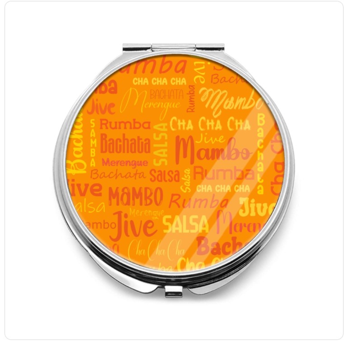 LOVELA Beauty Pocket Mirror |  Latin Dances design