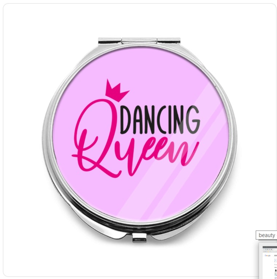 LOVELA Beauty Pocket Mirror| Dancing Queen design