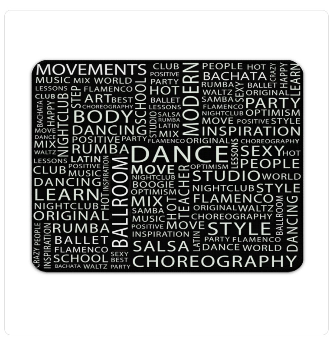 LOVELA Mouse pad | Dance Mix design
