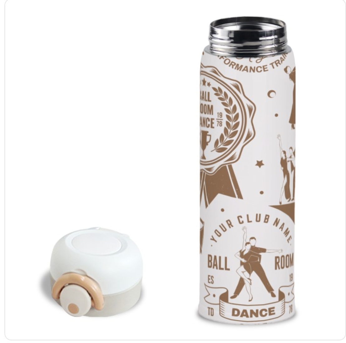 LOVELA בקבוק ספורט תרמי | Ballroom Dance club design