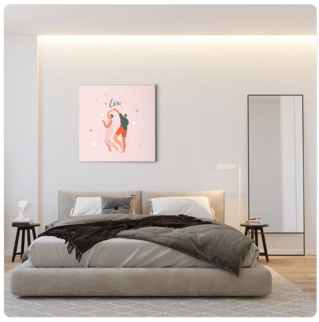 LOVELA ציור קיר |  Dance lovers design