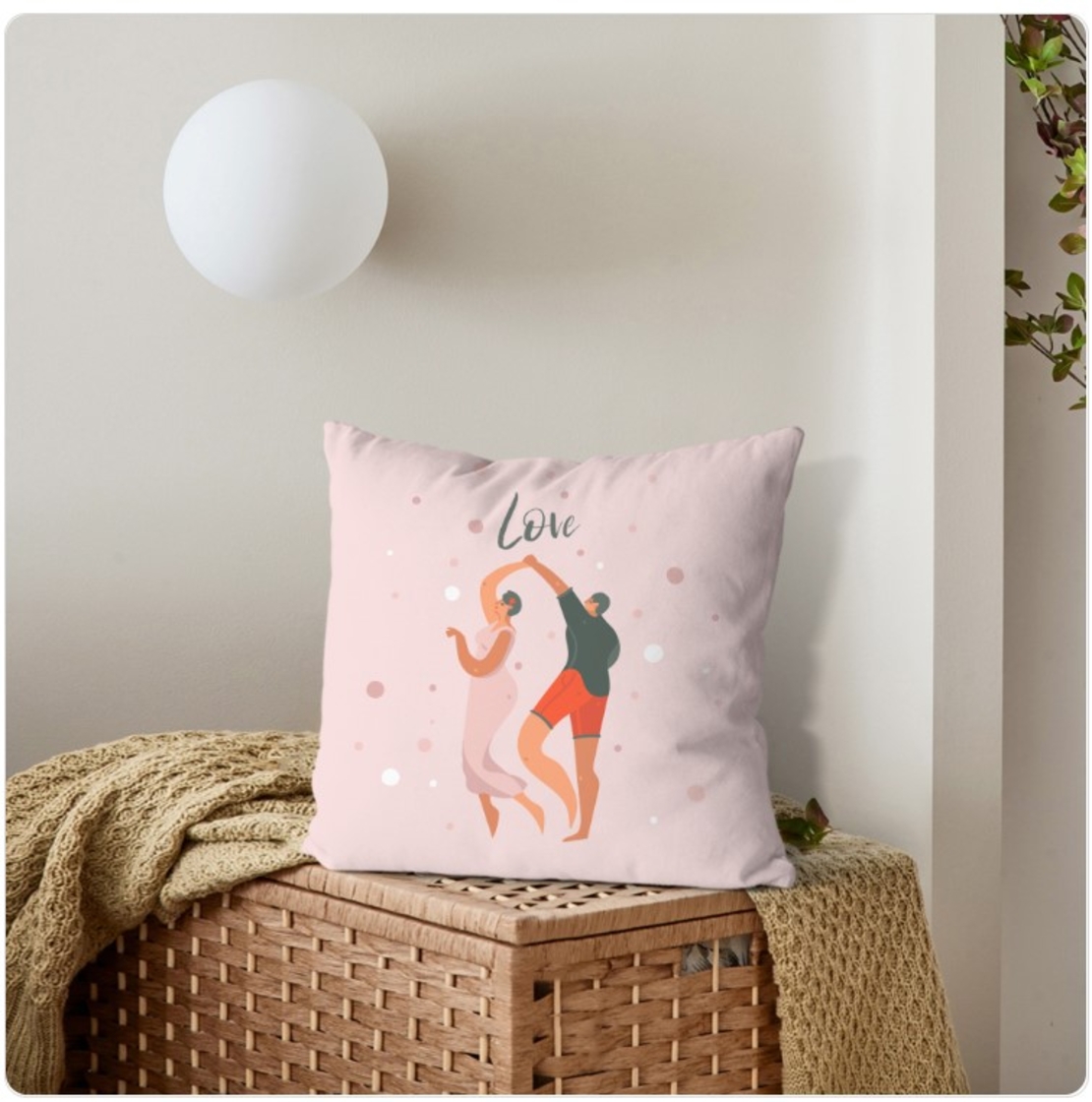 LOVELA כרית נוי | Dance lovers design