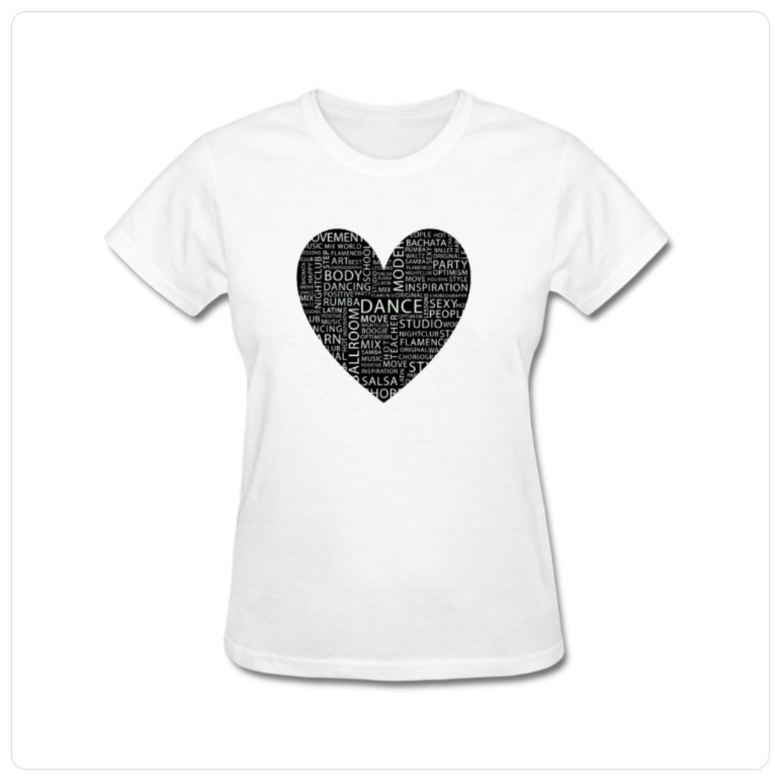 LOVELA Woman T-shirt | Heart of dance