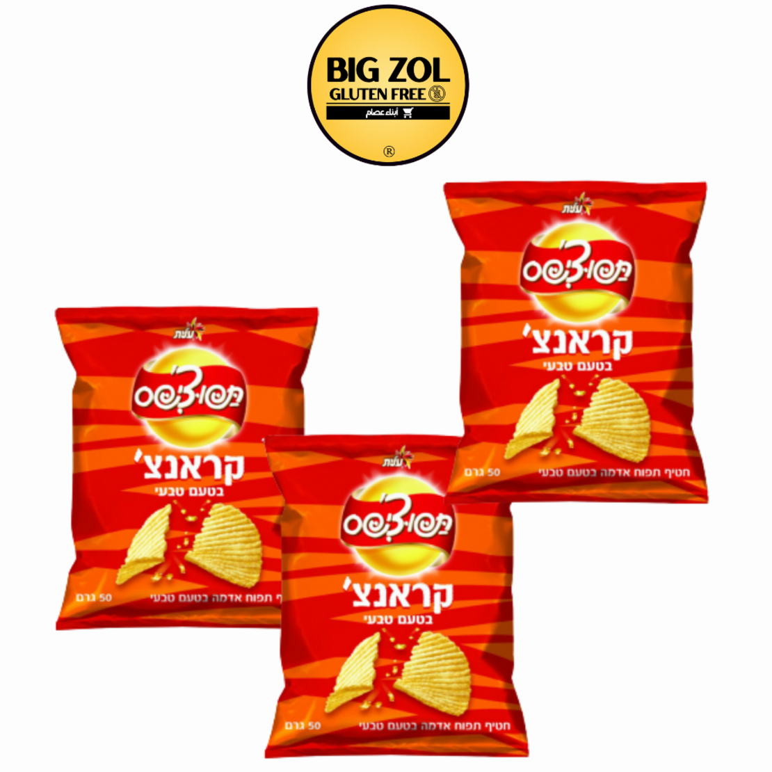 3 تبوشيبس كرانش طبيعي