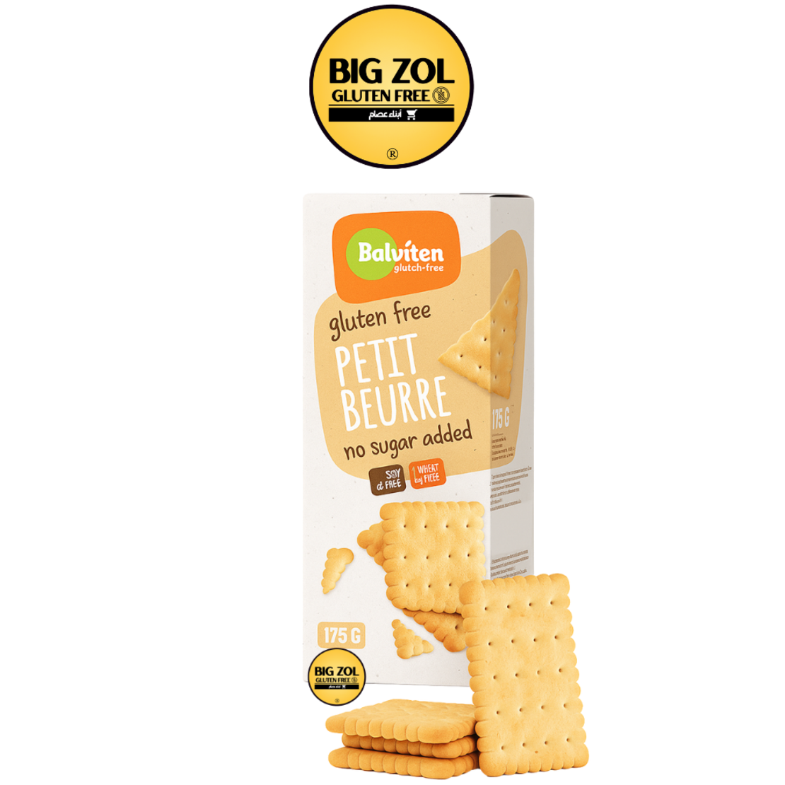 Balviten بسكويت كلاسي بطعم الزبده بدون سكر