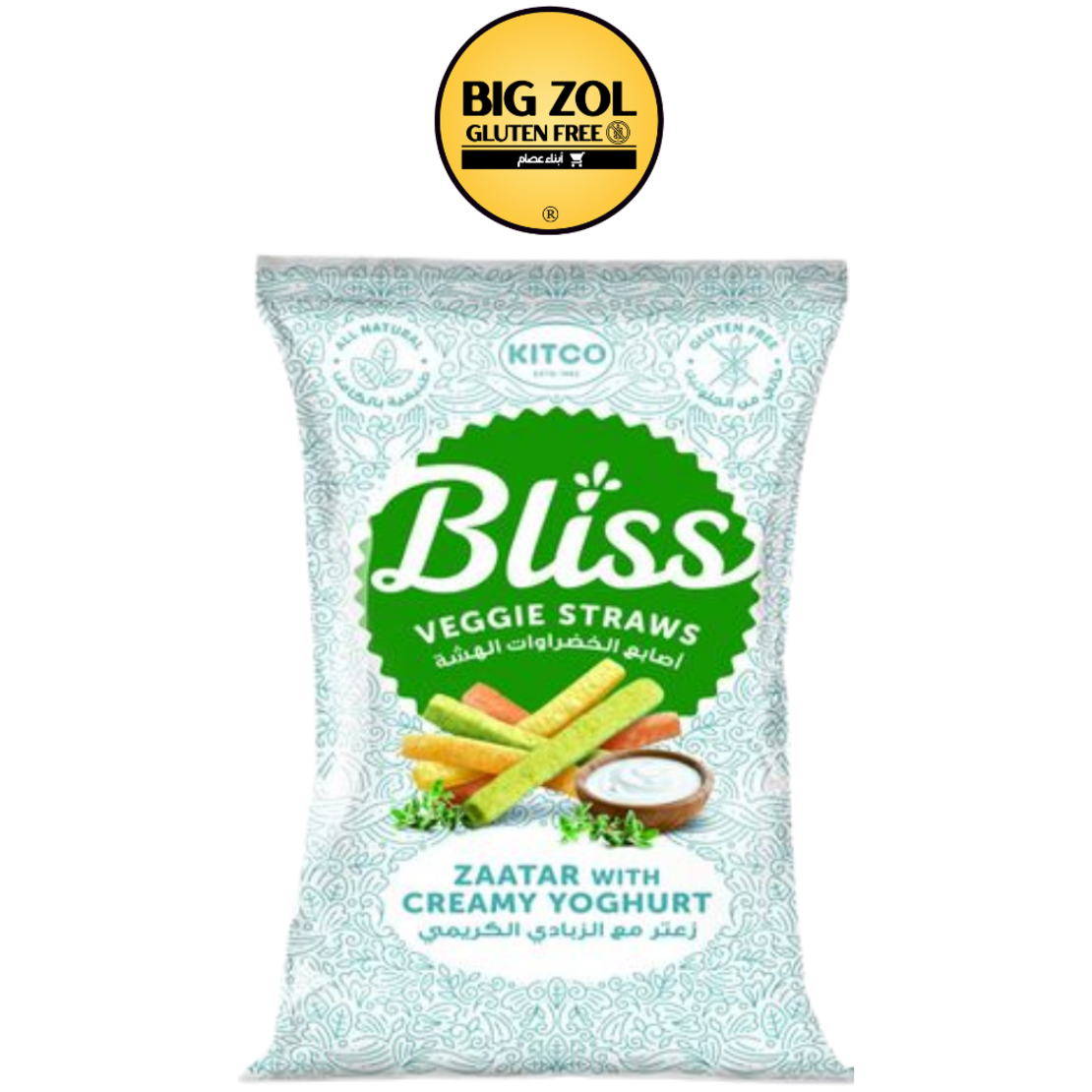 كيتكو بِلِس – أصابع خضروات بنكهة الزعتر والزبادي الكريمي 135غ