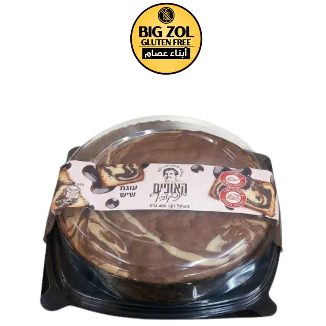 كعكة رخامية شوكو فانيل دائرية