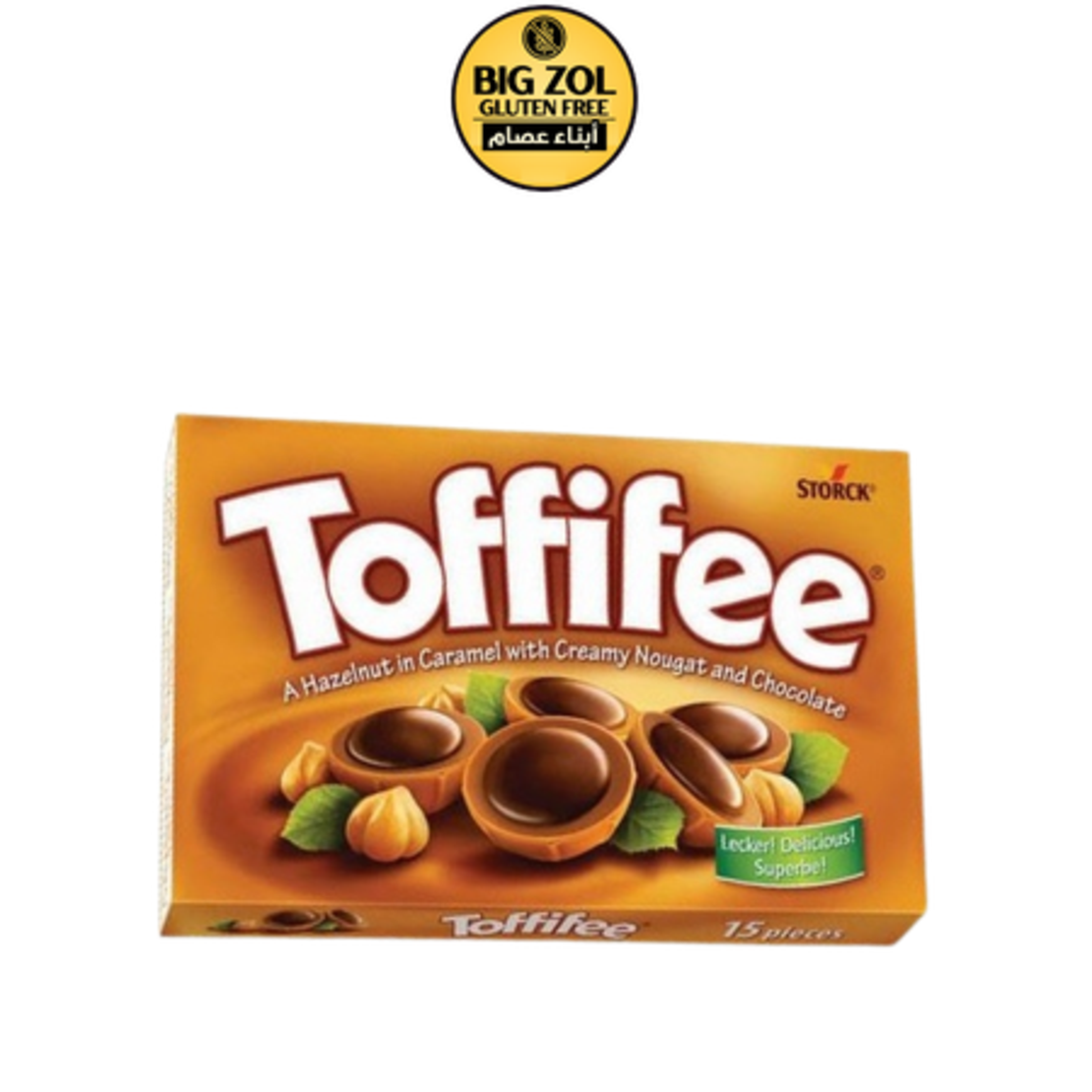 توفي في بالحليب والبندق -Toffifee