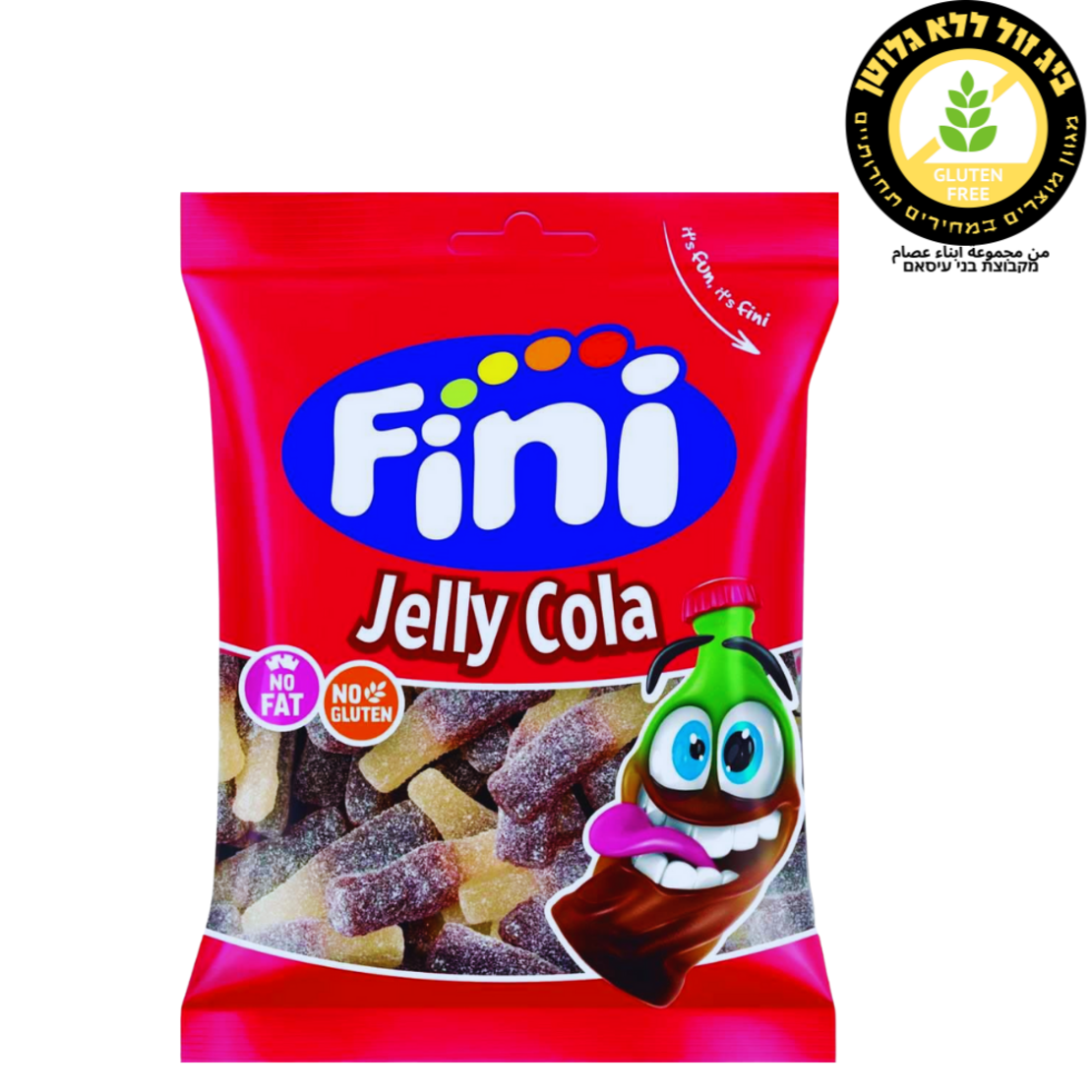 سكاكر قناني مع سكر fini