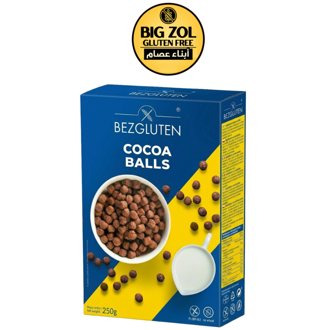 كورنفلكس كرات الشوكولاتة Bez Gluten