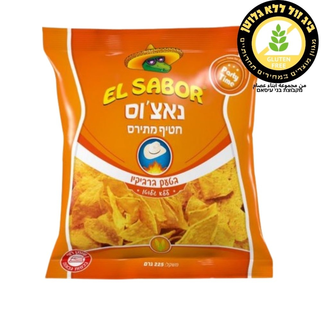 EL SABOR مثلثات ذرة بطعم الباربكيو
