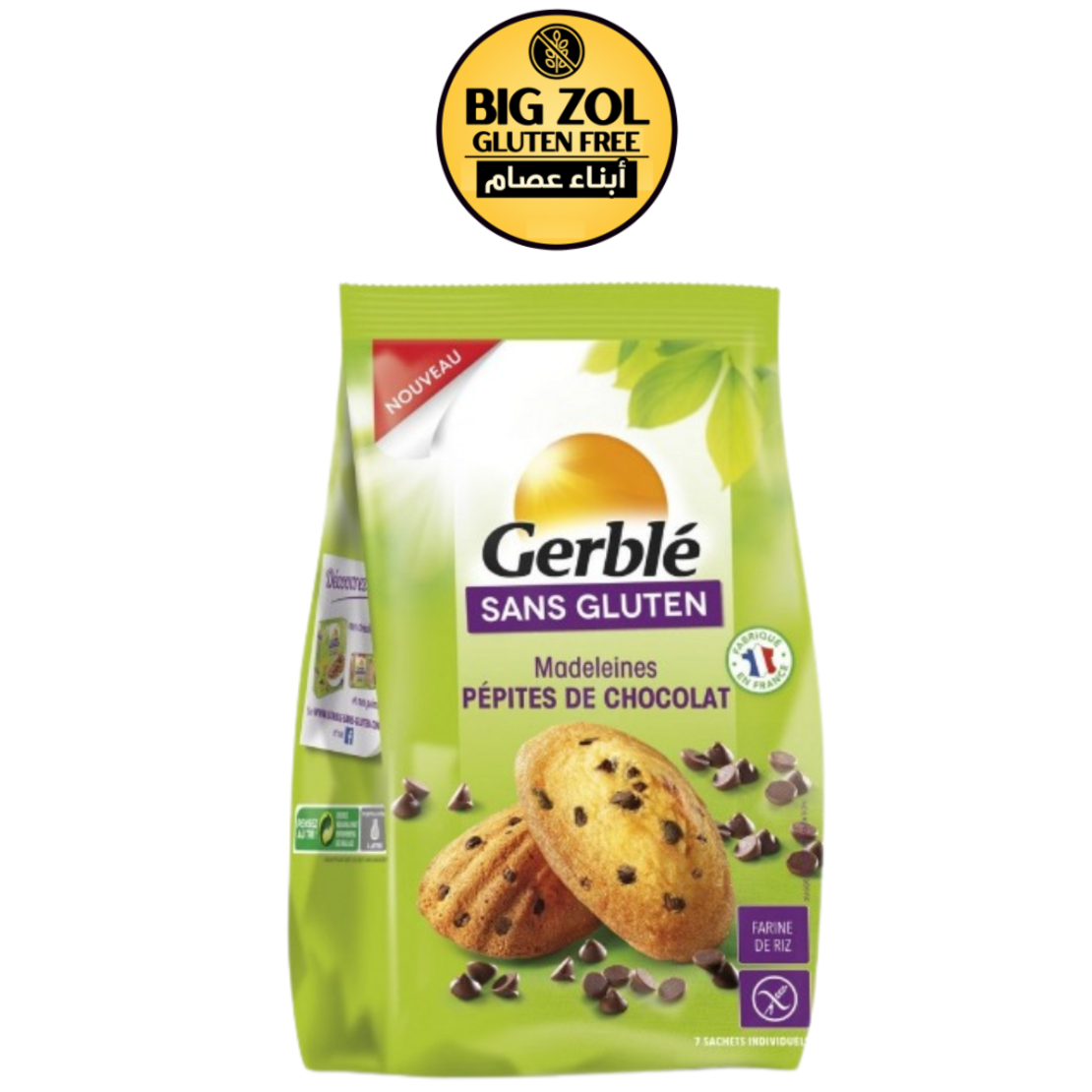 كعك مادلين شوكوشيبس فرنسي