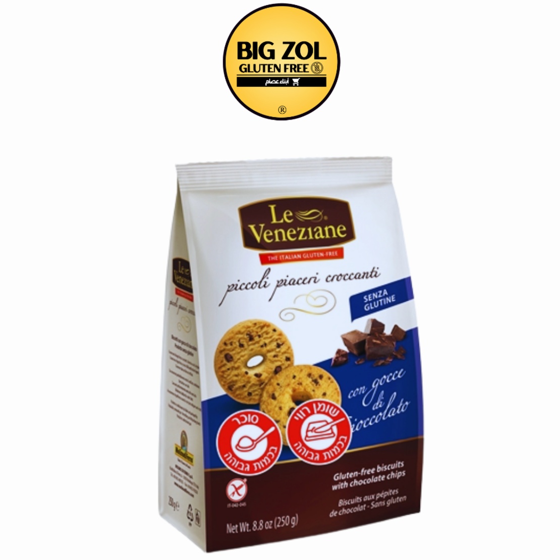 LE VENEZIANE بسكويت شوكوشيبس
