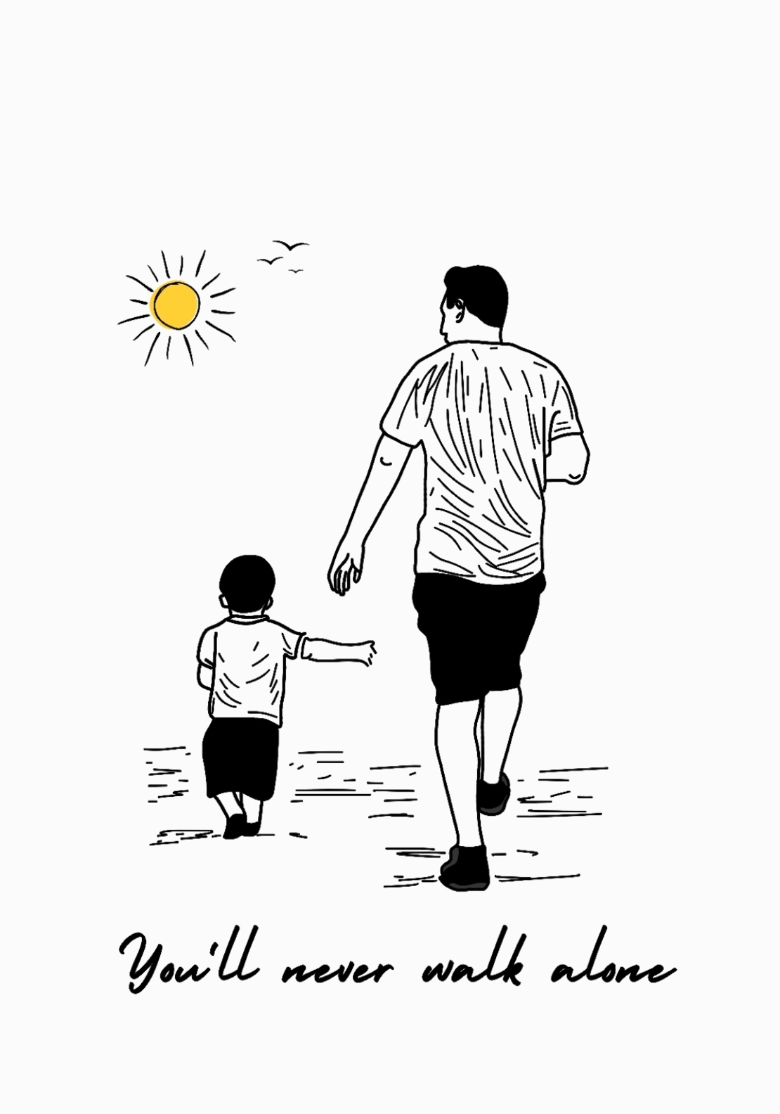 חולצת you'll never walk alone