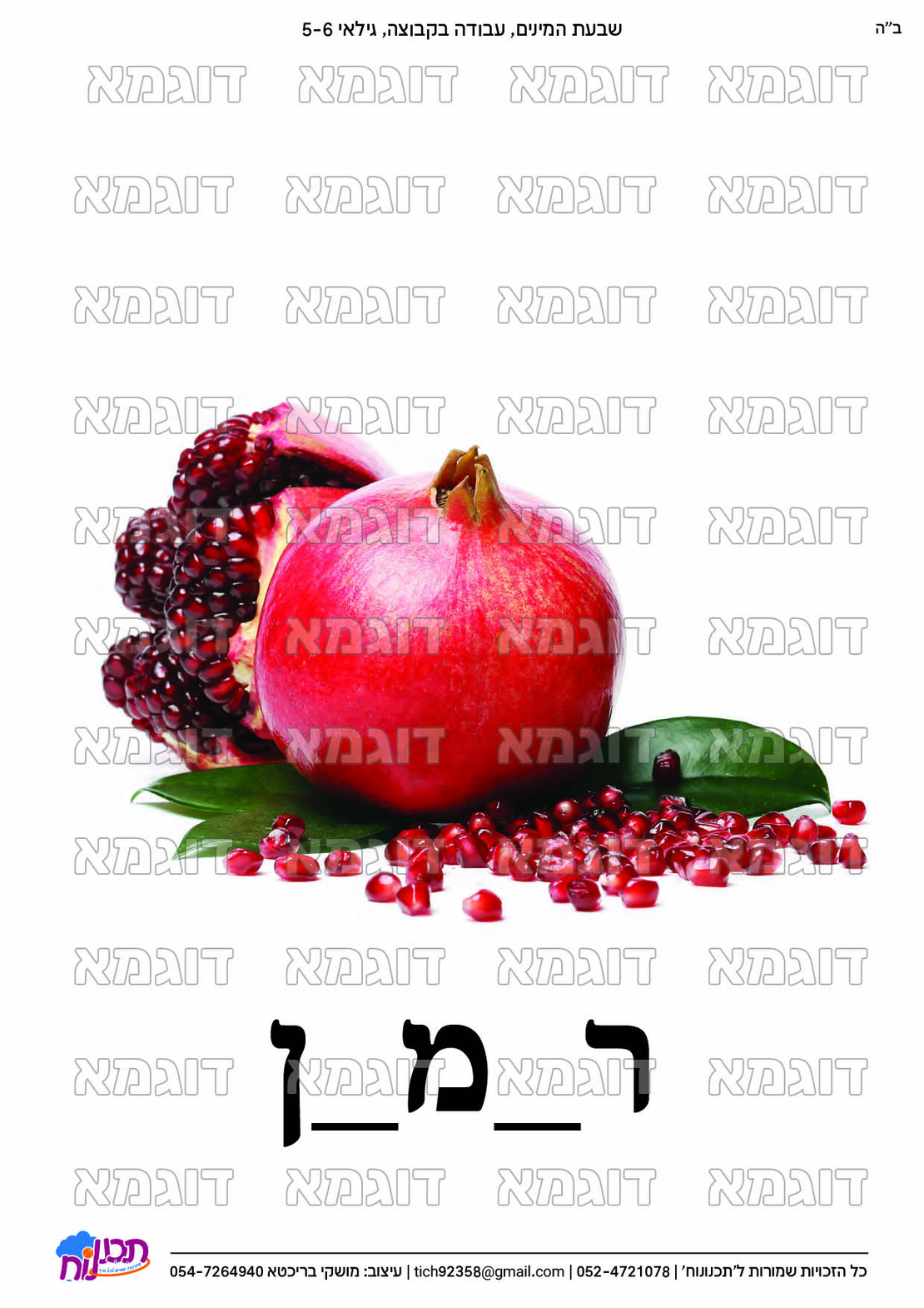 קבצי עזר לתכנונוח חלק 6