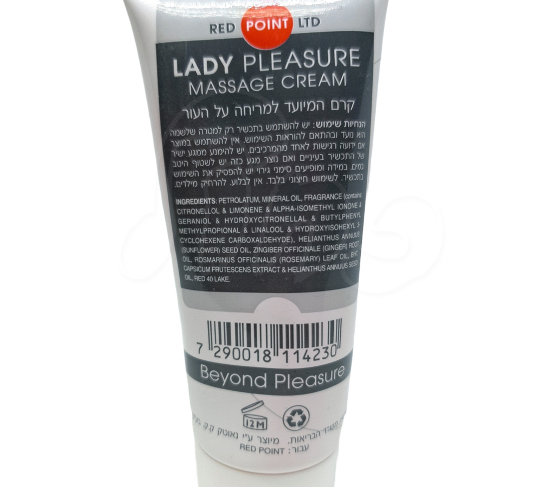 Lady Pleasure קרם מעורר לנשים