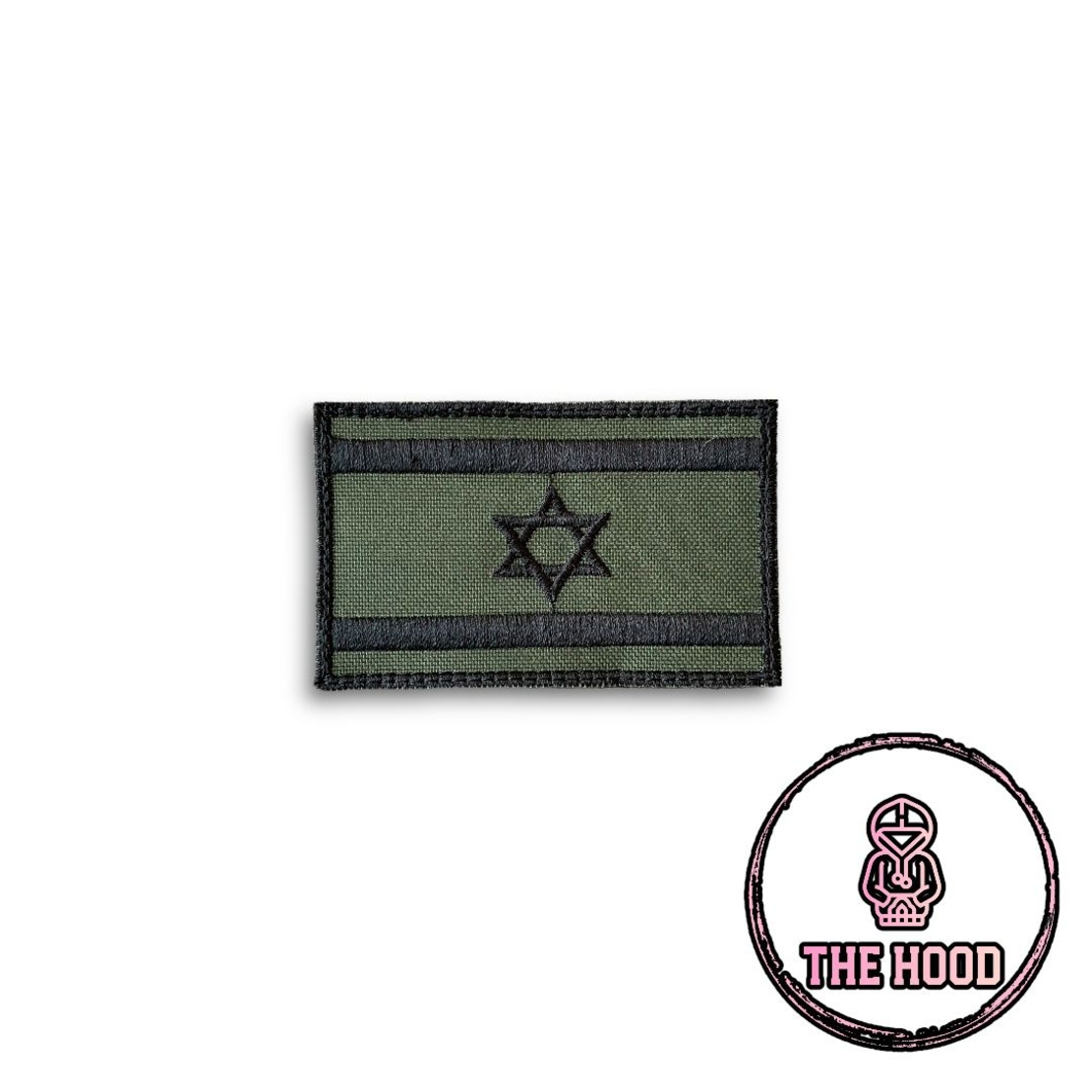 פאצ' דגל ישראל ירוק שחור
