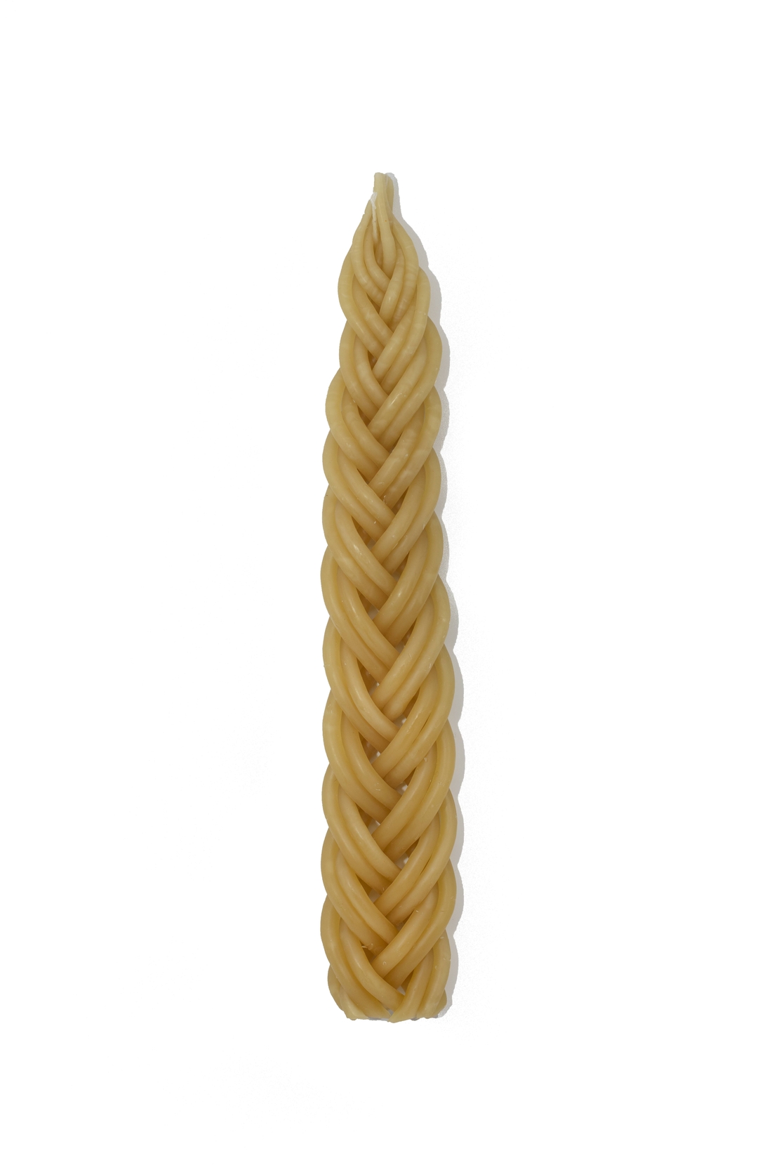 נר הבדלה שעוות דבורים  קלוע מ10 פתילות