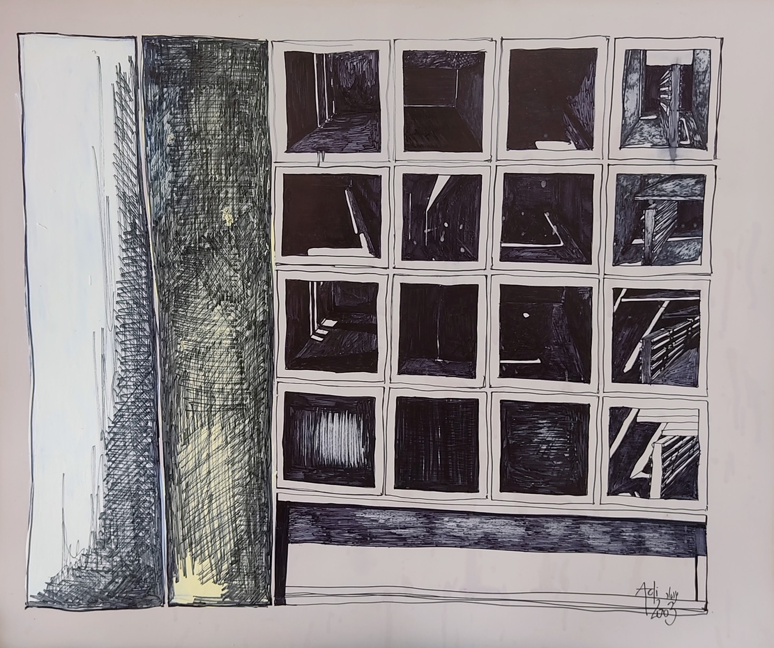 ציור - LIGHT VS SHADOW