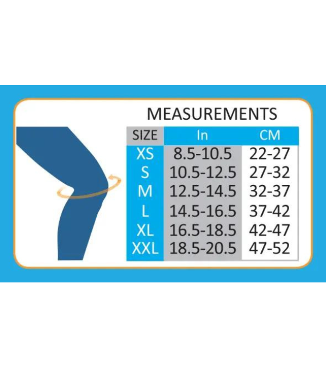 +422 ITEM – מגן ברך סיליקון רצועות