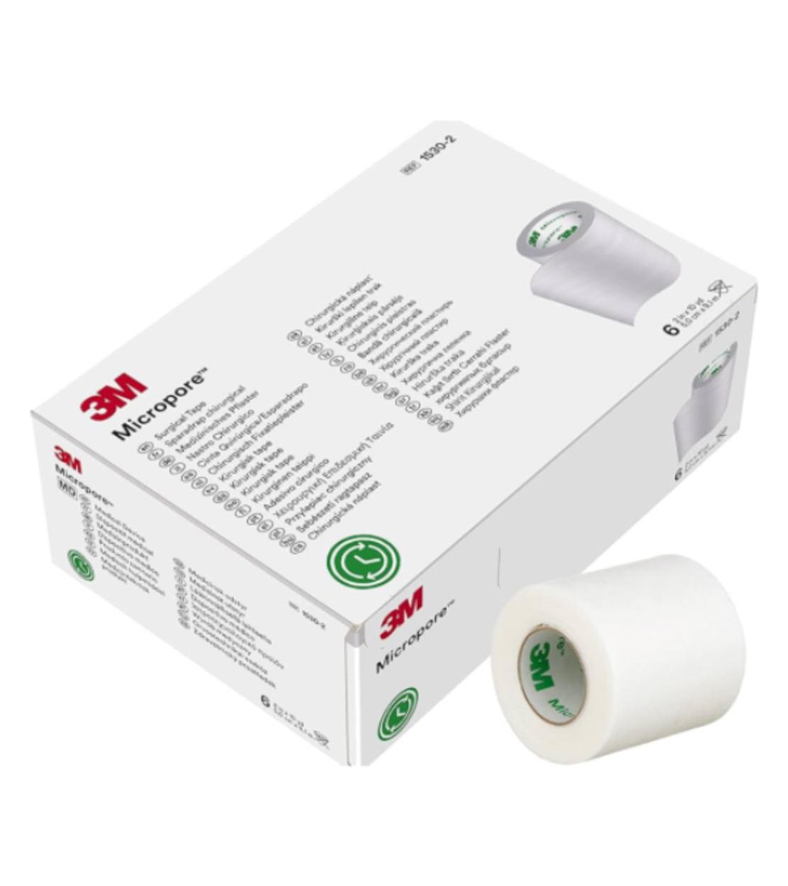 מארז MICROPORE 3M - דבק פלסטר נייר מיקרופור 5 ס