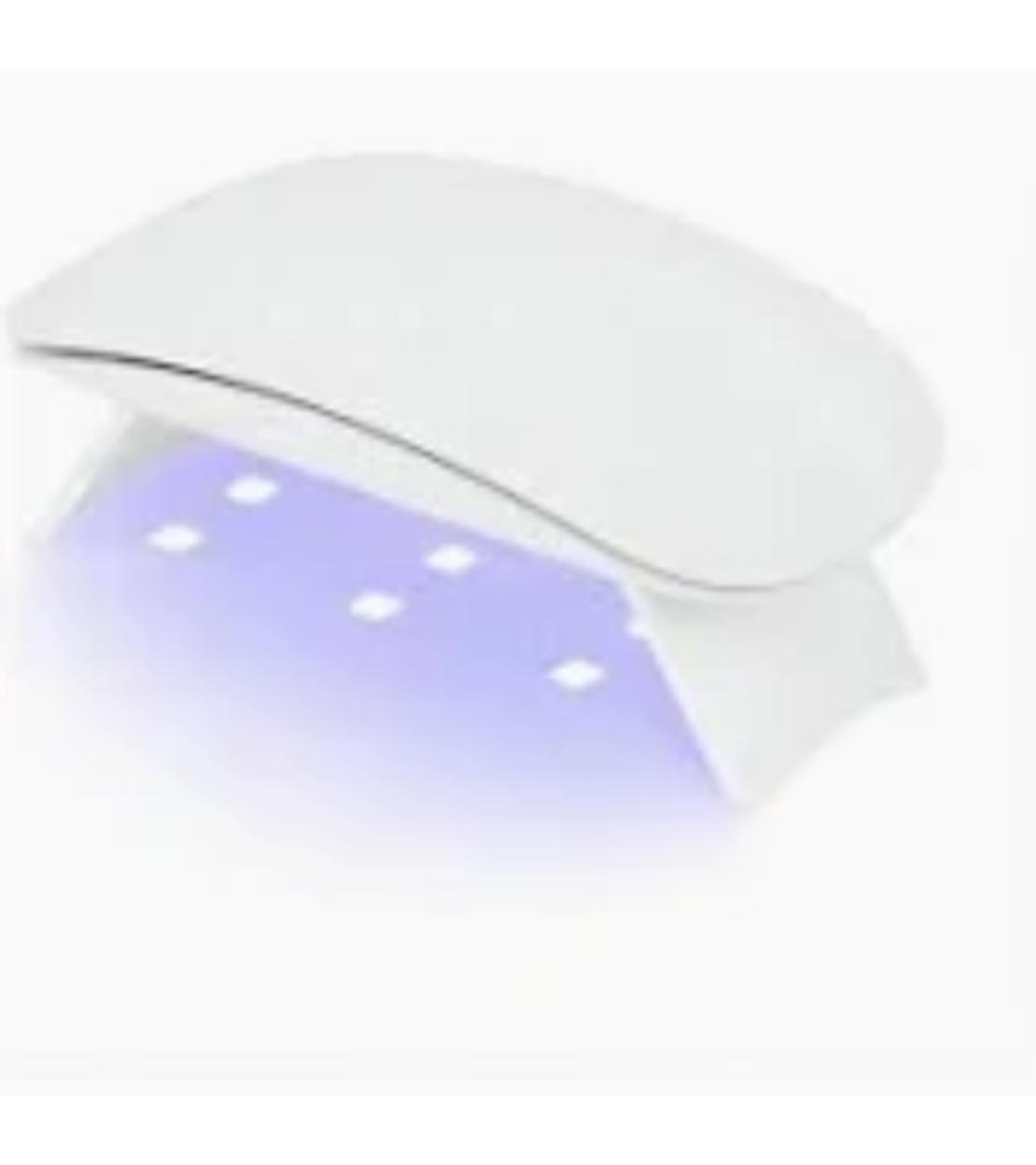 מנורת UV/LED אלחוטית דגם עכבר  M3-BAT לייבוש ציפורניים וטיפסים