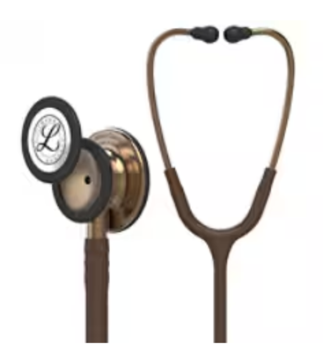 3M™ Littmann® Classic III™ Monitoring Stethoscope, Copper-Finish Chestpiece, Chocolate Tube, 27 in, 5809