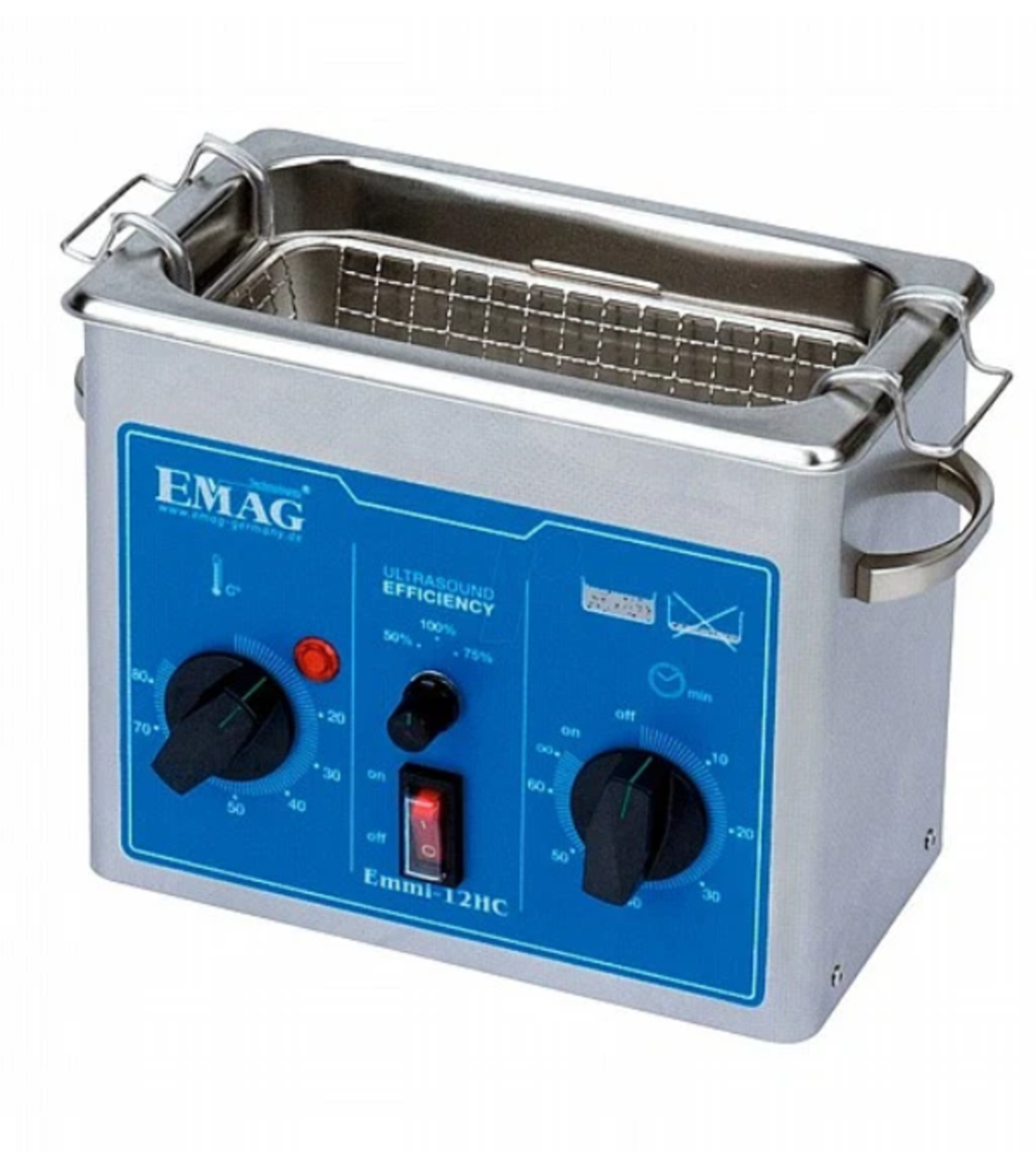 אמבט ניקוי אולטרסונ 1.2 ליטר - Ultrasonic Cleaner EMMI 12 HC