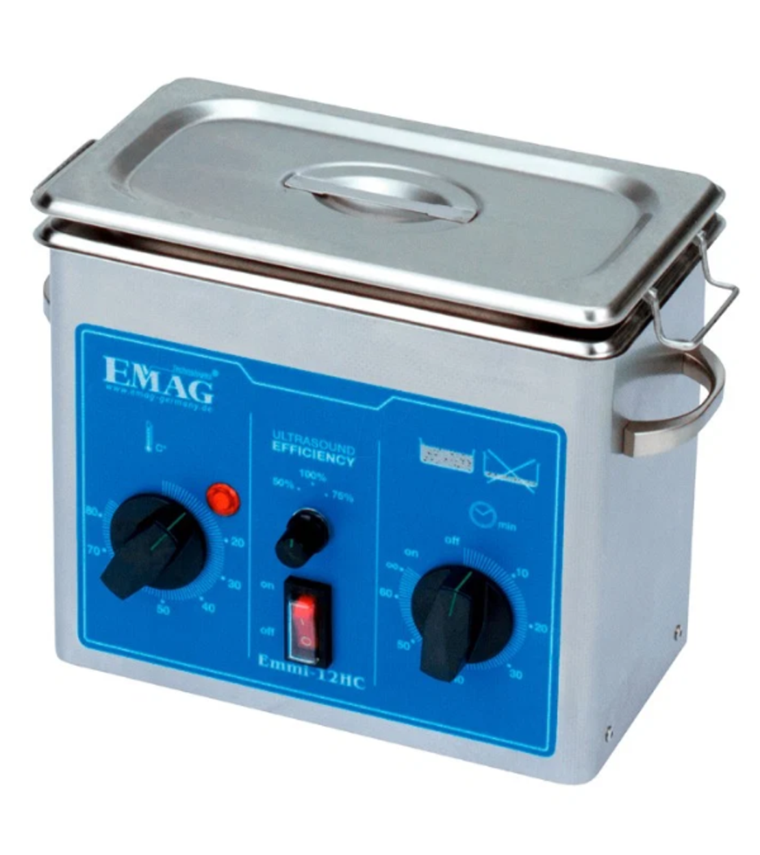 אמבט ניקוי אולטרסונ 1.2 ליטר - Ultrasonic Cleaner EMMI 12 HC