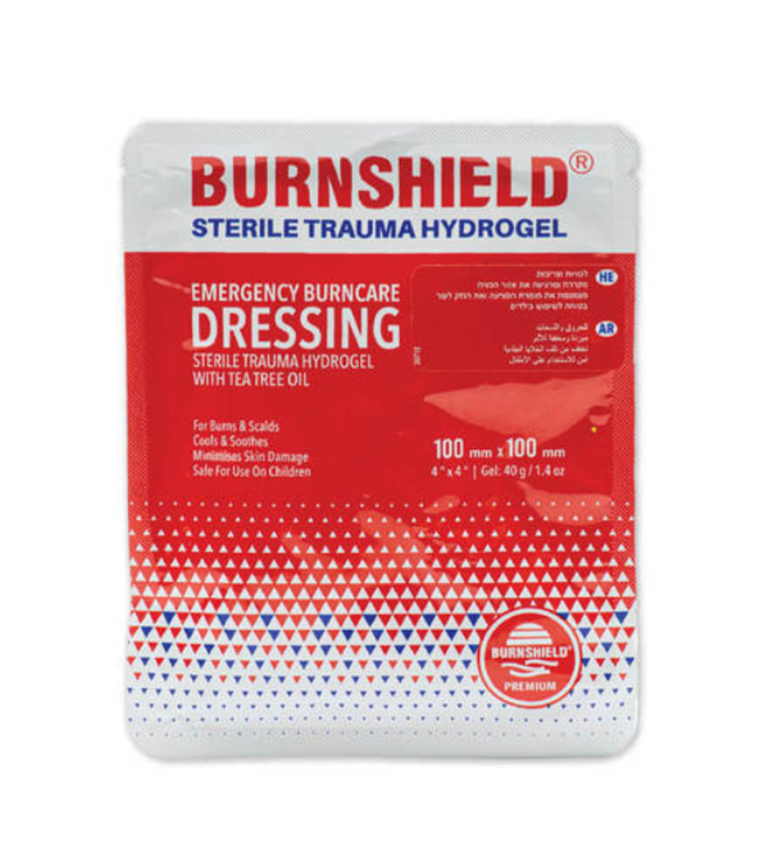 BURNSHIELD פד גזה לכוויות