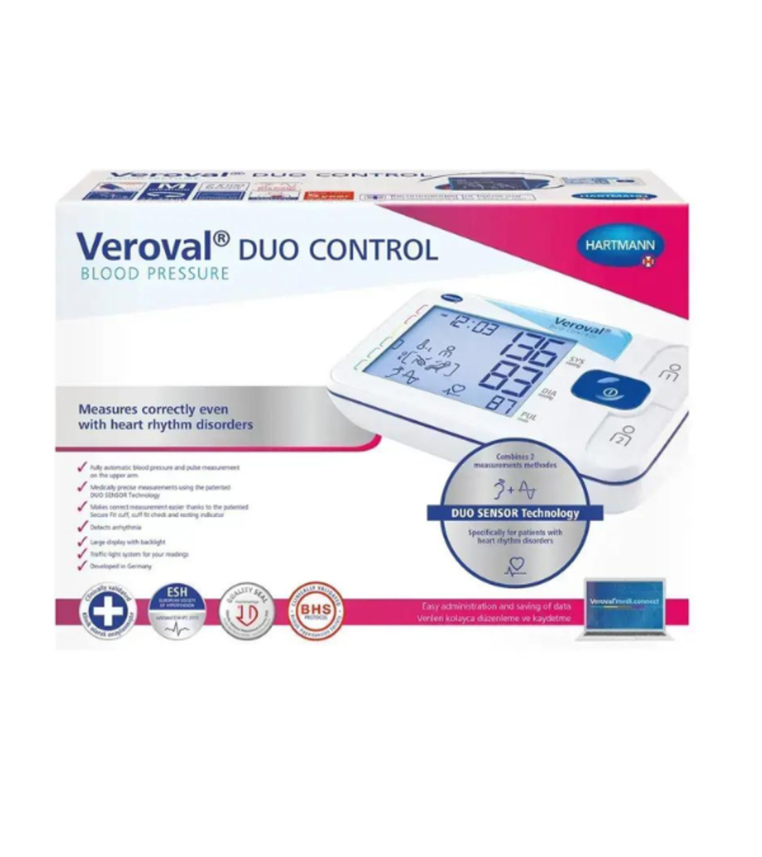 מכשיר למדידת לחץ דם Veroval Duo Control