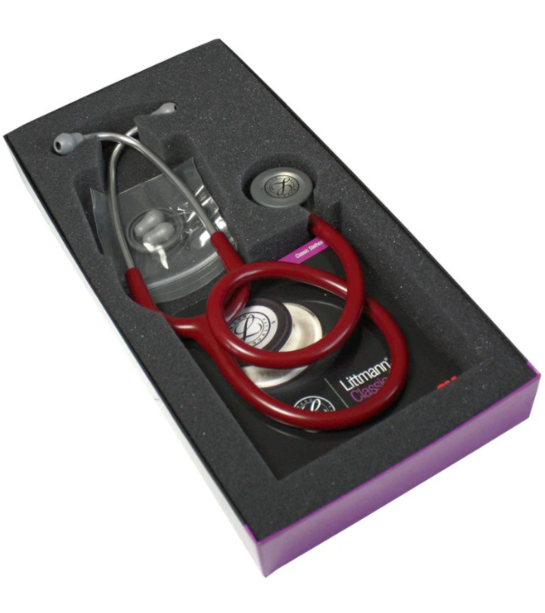 3M™ Littmann® Classic III™ Stethoscope, Burgundy 5627